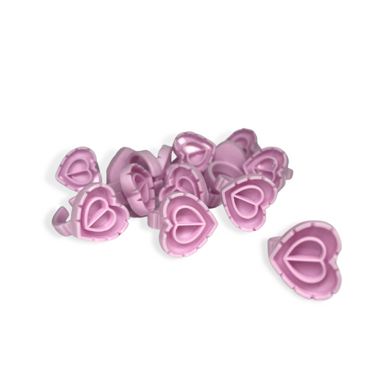 Heart Glue Rings